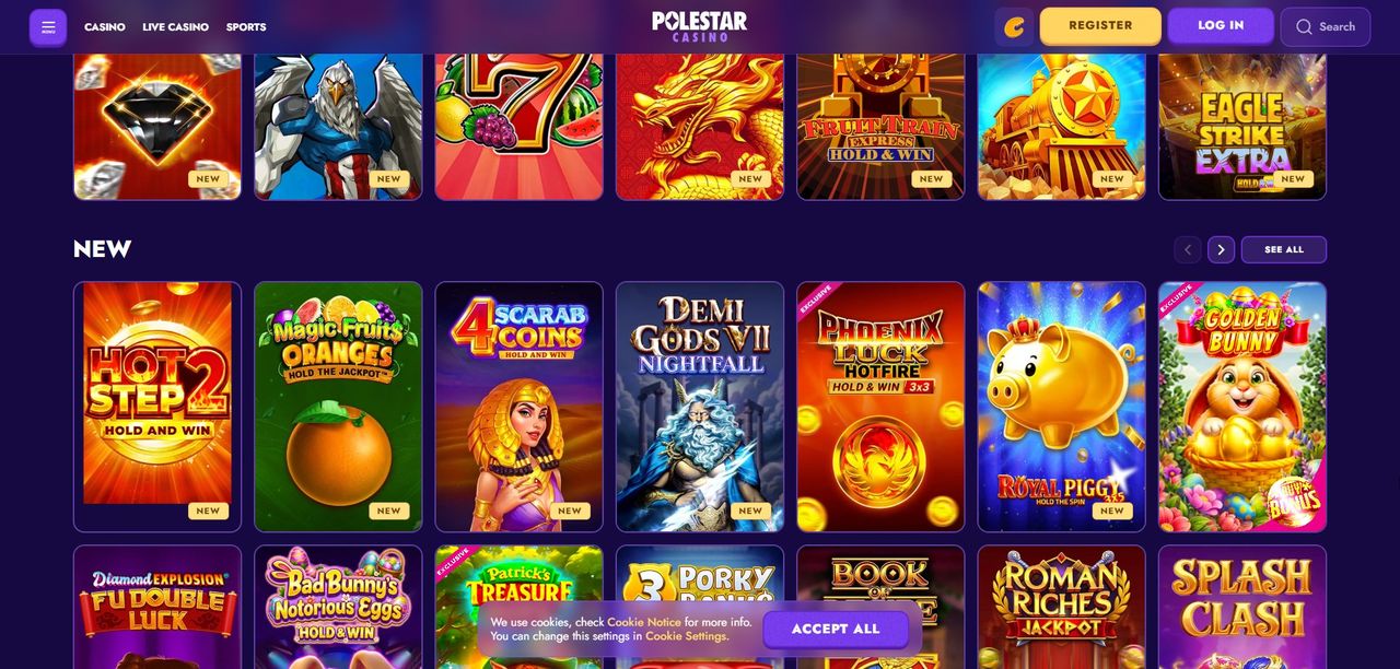 Polestar Casino – Moderne spillplattform med kryptostøtte Casino